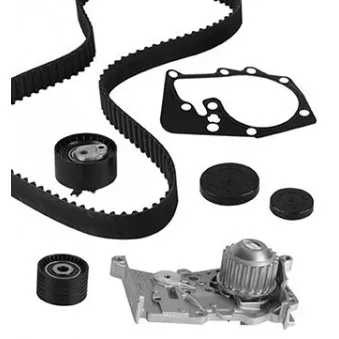 METELLI 30-0724-1 - Pompe à eau + kit de courroie de distribution
