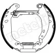 Kit de freins arrière (prémontés) METELLI [51-0093]