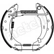 METELLI 51-0161 - Kit de freins arrière (prémontés)