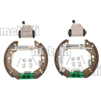 Kit de freins arrière (prémontés) METELLI [51-0209]