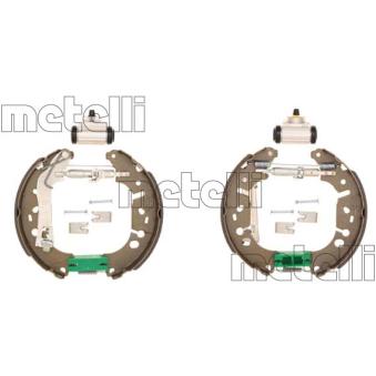 Kit de freins arrière (prémontés) METELLI [51-0224]