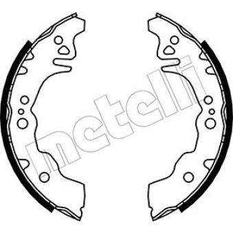 Jeu de mâchoires de frein METELLI OEM 04495B1030