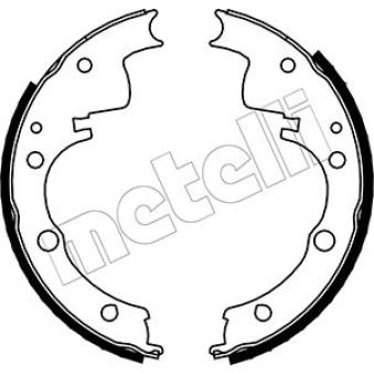 Jeu de mâchoires de frein METELLI [53-0064]