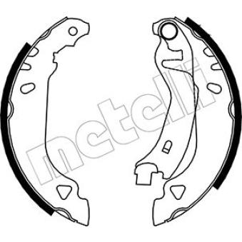 Jeu de mâchoires de frein METELLI OEM 5890500