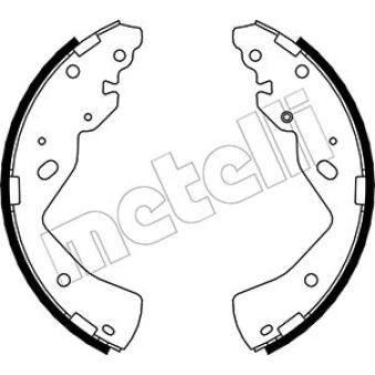 Jeu de mâchoires de frein METELLI OEM UCYM2638Z