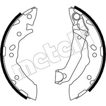 Jeu de mâchoires de frein METELLI OEM 5830502A00