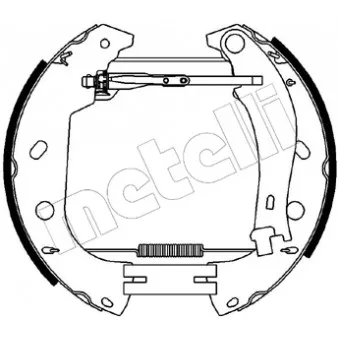 METELLI 51-0216 - Kit de freins arrière (prémontés)