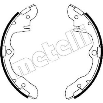 Jeu de mâchoires de frein METELLI [53-0199]