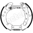METELLI 51-0231 - Kit de freins arrière (prémontés)