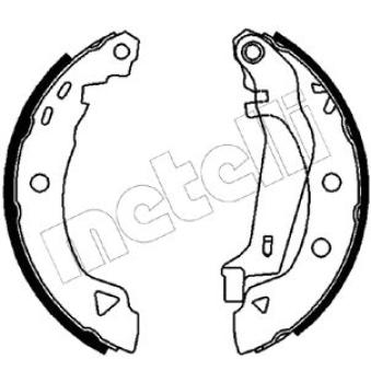Jeu de mâchoires de frein METELLI 53-0346Y pour RENAULT EXPRESS 1.9 D - 54cv