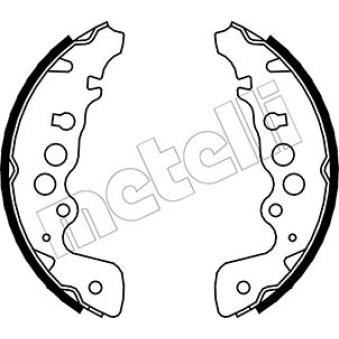 Jeu de mâchoires de frein METELLI OEM 5320065D010
