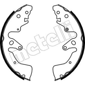 Jeu de mâchoires de frein METELLI OEM 5320065J00