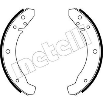 Jeu de mâchoires de frein METELLI [53-0459]