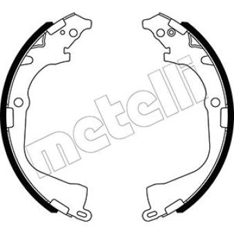 Jeu de mâchoires de frein METELLI OEM 2H0698525