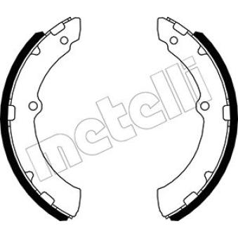 Jeu de mâchoires de frein METELLI [53-0641]