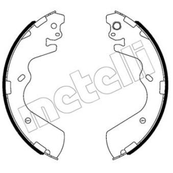 Jeu de mâchoires de frein METELLI [53-0654]