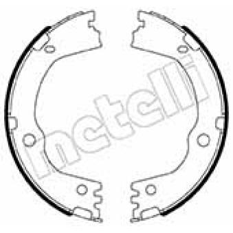 Jeu de mâchoires de frein, frein de stationnement METELLI OEM 583052PA10