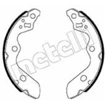 Jeu de mâchoires de frein METELLI 53-0677 pour TOYOTA HIACE 1.2 Hybrid AllGrip - 90cv