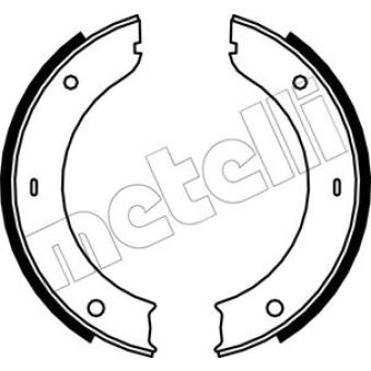 Jeu de mâchoires de frein, frein de stationnement METELLI OEM 248418