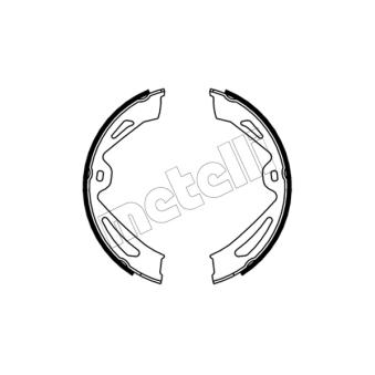 Jeu de mâchoires de frein, frein de stationnement METELLI OEM 971698533A