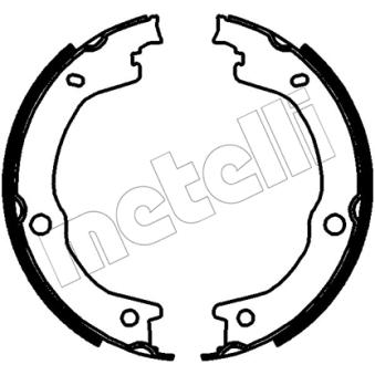 Jeu de mâchoires de frein, frein de stationnement METELLI [53-0788]