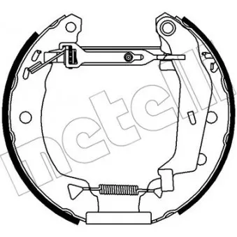 METELLI 51-0405 - Kit de freins arrière (prémontés)