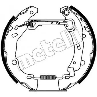 METELLI 51-0486 - Kit de freins arrière (prémontés)