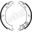 METELLI 53-0089 - Jeu de mâchoires de frein, frein de stationnement