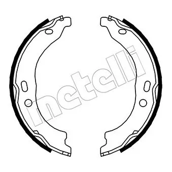 Jeu de mâchoires de frein, frein de stationnement METELLI 53-0094