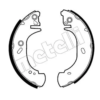 Jeu de mâchoires de frein METELLI OEM 1570221