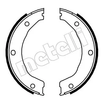 METELLI 53-0145 - Jeu de mâchoires de frein, frein de stationnement