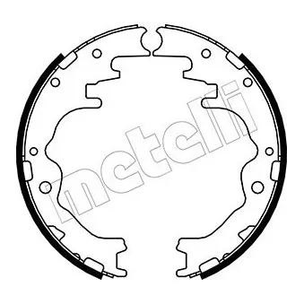 Jeu de mâchoires de frein METELLI 53-0209