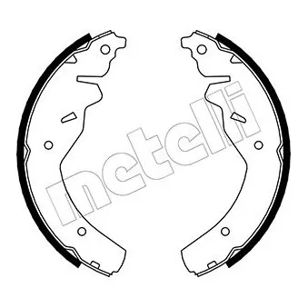 Jeu de mâchoires de frein METELLI OEM 0K0Y12638Z