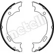 METELLI 53-0242 - Jeu de mâchoires de frein, frein de stationnement