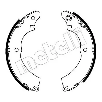 Jeu de mâchoires de frein METELLI OEM 440606A00J