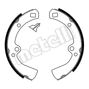 METELLI 53-0270 - Jeu de mâchoires de frein