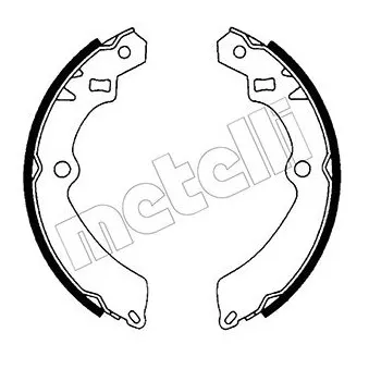 Jeu de mâchoires de frein METELLI OEM 5321060A00