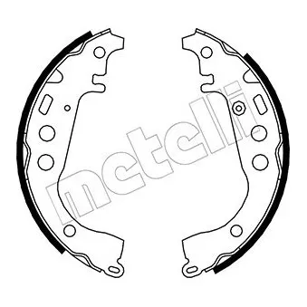 Jeu de mâchoires de frein METELLI OEM 044950D060