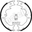 METELLI 53-0441 - Jeu de mâchoires de frein, frein de stationnement