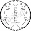 METELLI 53-0444K - Jeu de mâchoires de frein, frein de stationnement