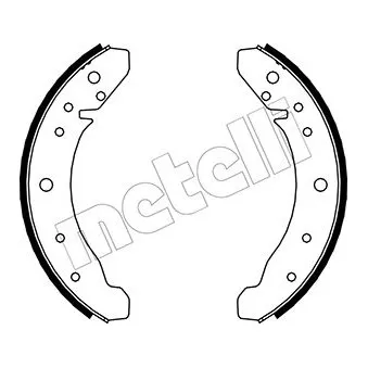 Jeu de mâchoires de frein METELLI OEM 113609237D