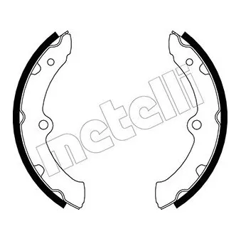 Jeu de mâchoires de frein METELLI OEM 0449525050