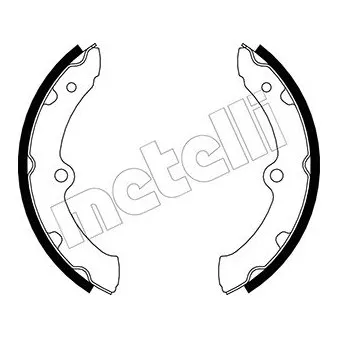 METELLI 53-0639 - Jeu de mâchoires de frein