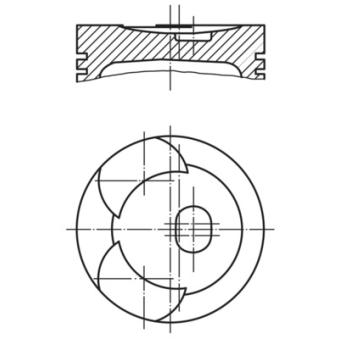 Piston MAHLE OEM 6150307017
