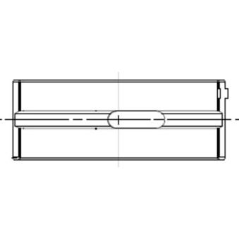 Coussinet de vilebrequin MAHLE 001 HL 21956 050