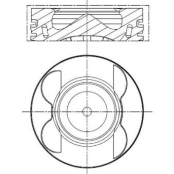Piston MAHLE 001 PI 00181 000
