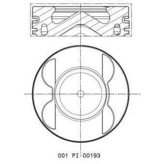 Piston MAHLE 001 PI 00193 002
