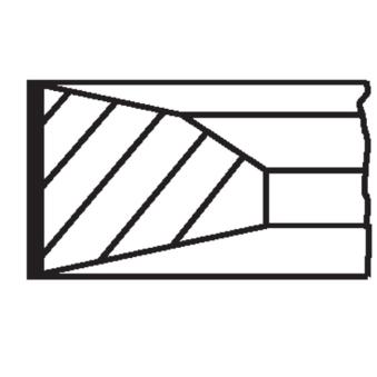 Jeu de segments de pistons MAHLE 001 RS 11119 0N0 pour MERCEDES-BENZ CLASSE C E 350 BlueTEC - 252cv