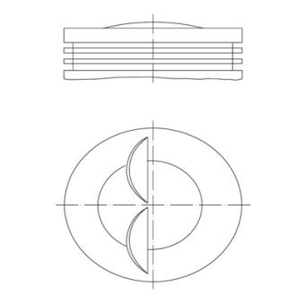 Piston MAHLE OEM 5880551