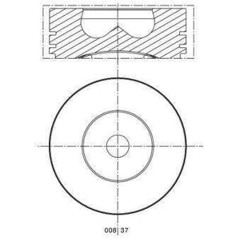 Piston MAHLE OEM 1930186